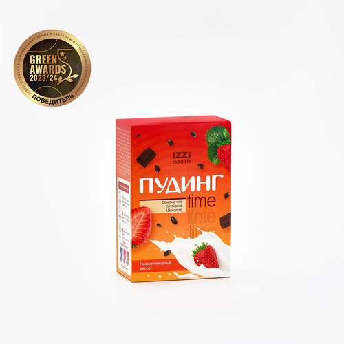 Пудинг TIME (клубника-шоколад)