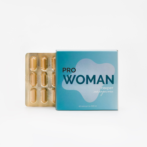 PRO Woman секрет молодости, 60 капсул по 500 мг