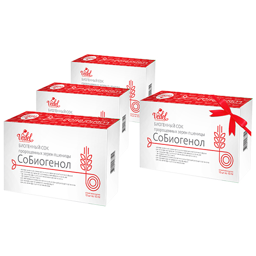 Пакет №4 Собиогенол plus 3 (уп.) + 1 (уп.) в подарок
